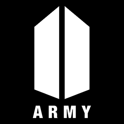 Fotonášivka BTS - BANGTAN BOYS - Army Logo