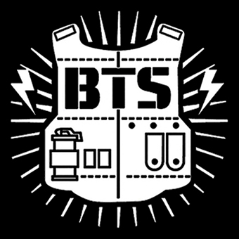 Fotonášivka BTS - BANGTAN BOYS - Logo Design