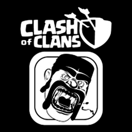 Fotonášivka CLASH OF CLANS - Hungry Barbarian