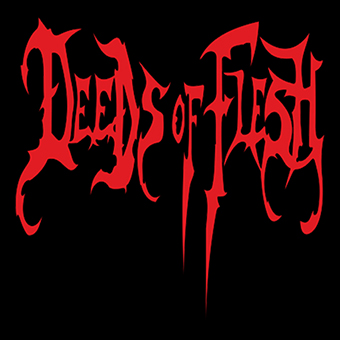 Fotonášivka DEEDS OF FLESH - Logo