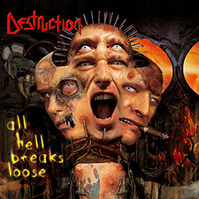 Fotonášivka DESTRUCTION - All Hell Breaks Loose