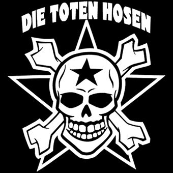 Fotonášivka DIE TOTEN HOSEN - Logo Skull