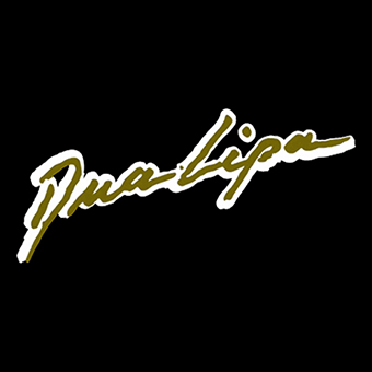 Fotonášivka DUA LIPA - Yellow Logo
