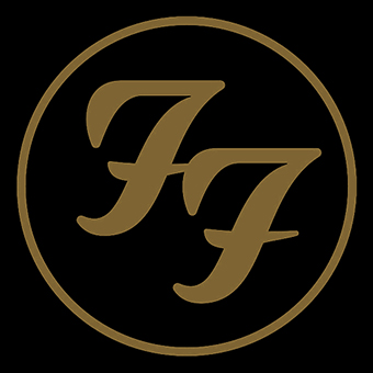 Fotonášivka FOO FIGHTERS - Gold Logo