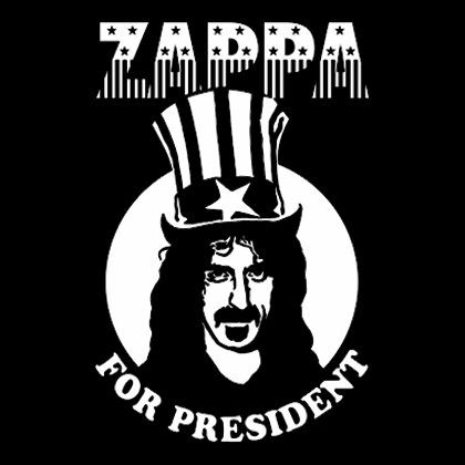 Fotonášivka FRANK ZAPPA - For President