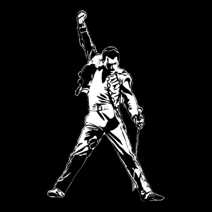Fotonášivka FREDDIE MERCURY - Portrait