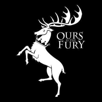 Fotonášivka GAME OF THRONES - OURS IS THE FURY - House Baratheon