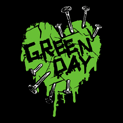 Fotonášivka GREEN DAY - Green Heart
