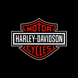 Fotonášivka HARLEY DAVIDSON - Red Crest Logo Motive 2