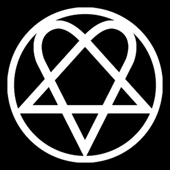 Fotonášivka HIM - Heartagram