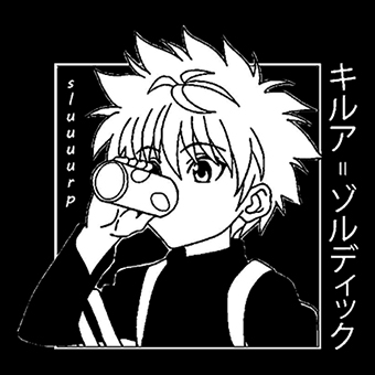 Fotonášivka HUNTER X - Killue Manga Anime Portrait