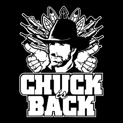 Fotonášivka CHUCK NORRIS - Chuck Is Back