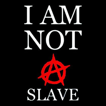 Fotonášivka I AM NOT A SLAVE - Červené A
