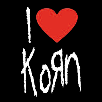 Fotonášivka I LOVE KORN