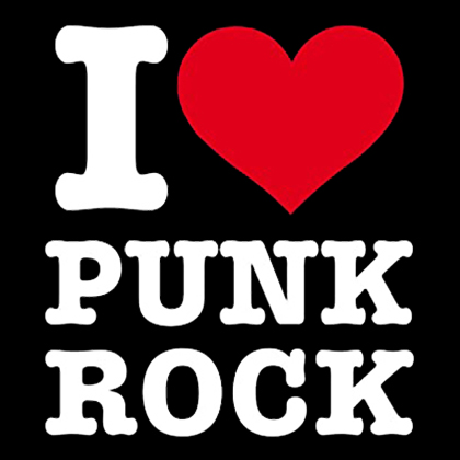 Fotonášivka I LOVE PUNKROCK
