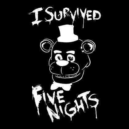 Fotonášivka I SURVIVED FIVE NIGHTS AT FREDDY´S PIZZERIA