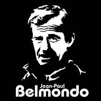 Fotonášivka JEAN-PAUL BELMONDO - Portrait