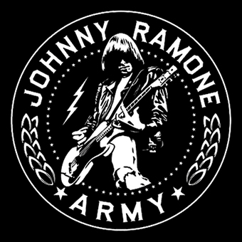 Fotonášivka JOHNNY RAMONE - Johnny Ramone Army Logo 2