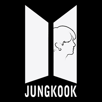 Fotonášivka JUNGKOOK - BTS Logo & Portrait