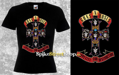 GUNS N ROSES - Appetite For Destruction - dámske tričko