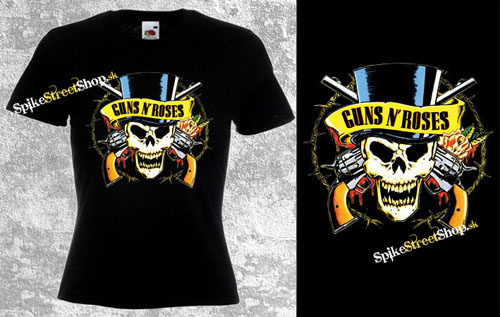 GUNS N ROSES - Skull - dámske tričko