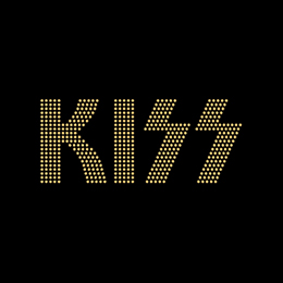 Fotonášivka KISS - Gold Logo