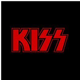 Fotonášivka KISS - Red Logo