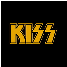Fotonášivka KISS - Yellow Logo