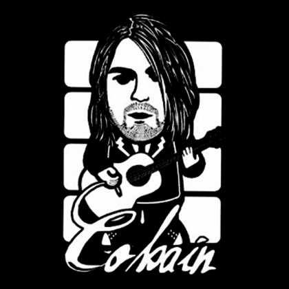 Fotonášivka KURT COBAIN - Guitar