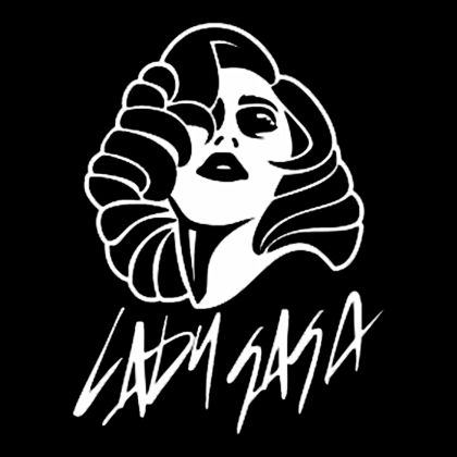 Fotonášivka LADY GAGA - Logo & Portrait