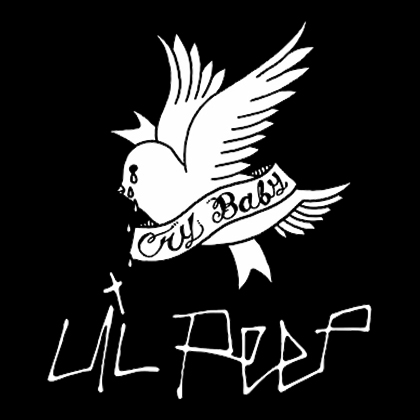 Fotonášivka LIL PEEP - Logo Cry Baby