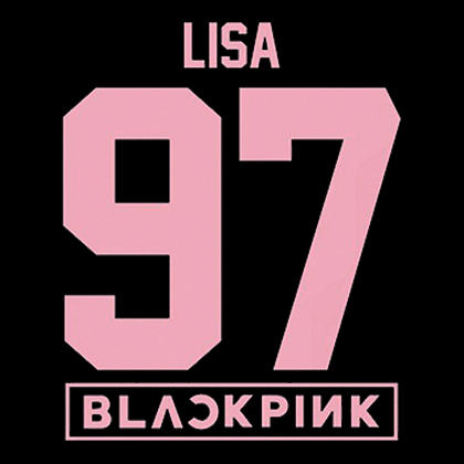 Fotonášivka LISA 97 - BLACKPINK - Pink Number Years