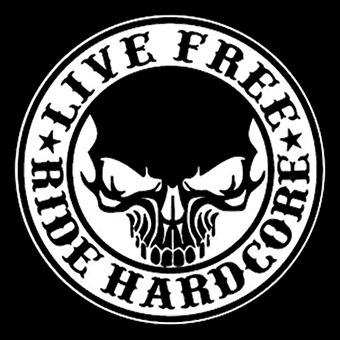 Fotonášivka LIVE FREE RIDE HARDCORE