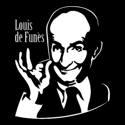 Fotonášivka LOUIS DE FUNÉS - Portrait