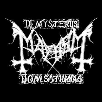 Fotonášivka MAYHEM - Logo De Mysteriis Dom Sathanas