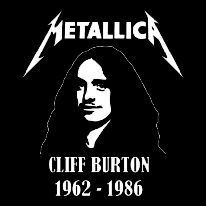 Fotonášivka METALLICA - Cliff Burton 1962-1986