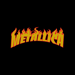 Fotonášivka METALLICA - Thrasher Logo Flame