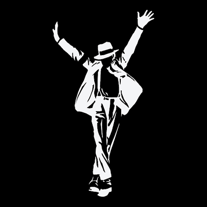 Fotonášivka MICHAEL JACKSON - Silhouette Symbol