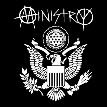 Fotonášivka MINISTRY - Eagle Seal na ČIERNE