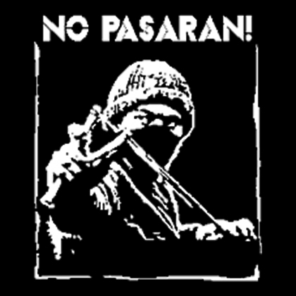 Fotonášivka NO PASARAN - Logo Hero