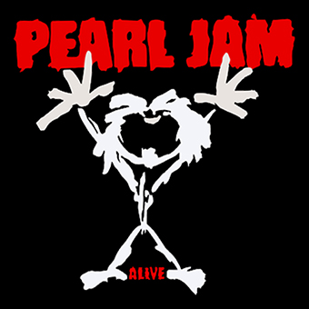 Fotonášivka PEARL JAM - Alive Red Black