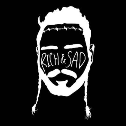 Fotonášivka POST MALONE - Rich & Sad