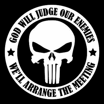 Fotonášivka PUNISHER - God Will Judge Our Enemies