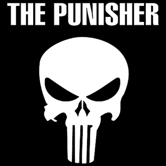 Fotonášivka PUNISHER - Logo & Skull