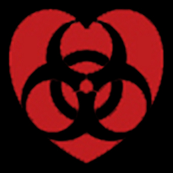 Fotonášivka RADIOACTIVE HEART