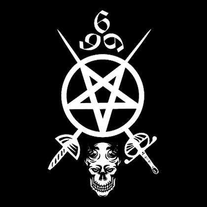 Fotonášivka SATHANAS 666 - Swords Motive