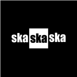 Fotonášivka SKA SKA SKA - Nápis Šachovnica
