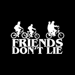 Fotonášivka STRANGER THINGS - Friends Don't Lie