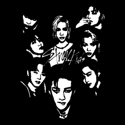 Fotonášivka STRAY KIDS - Logo Band