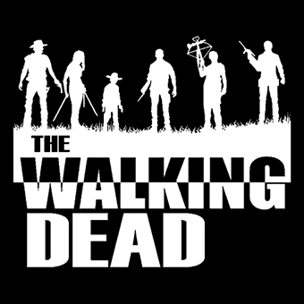 Fotonášivka THE WALKING DEAD - Silhouette